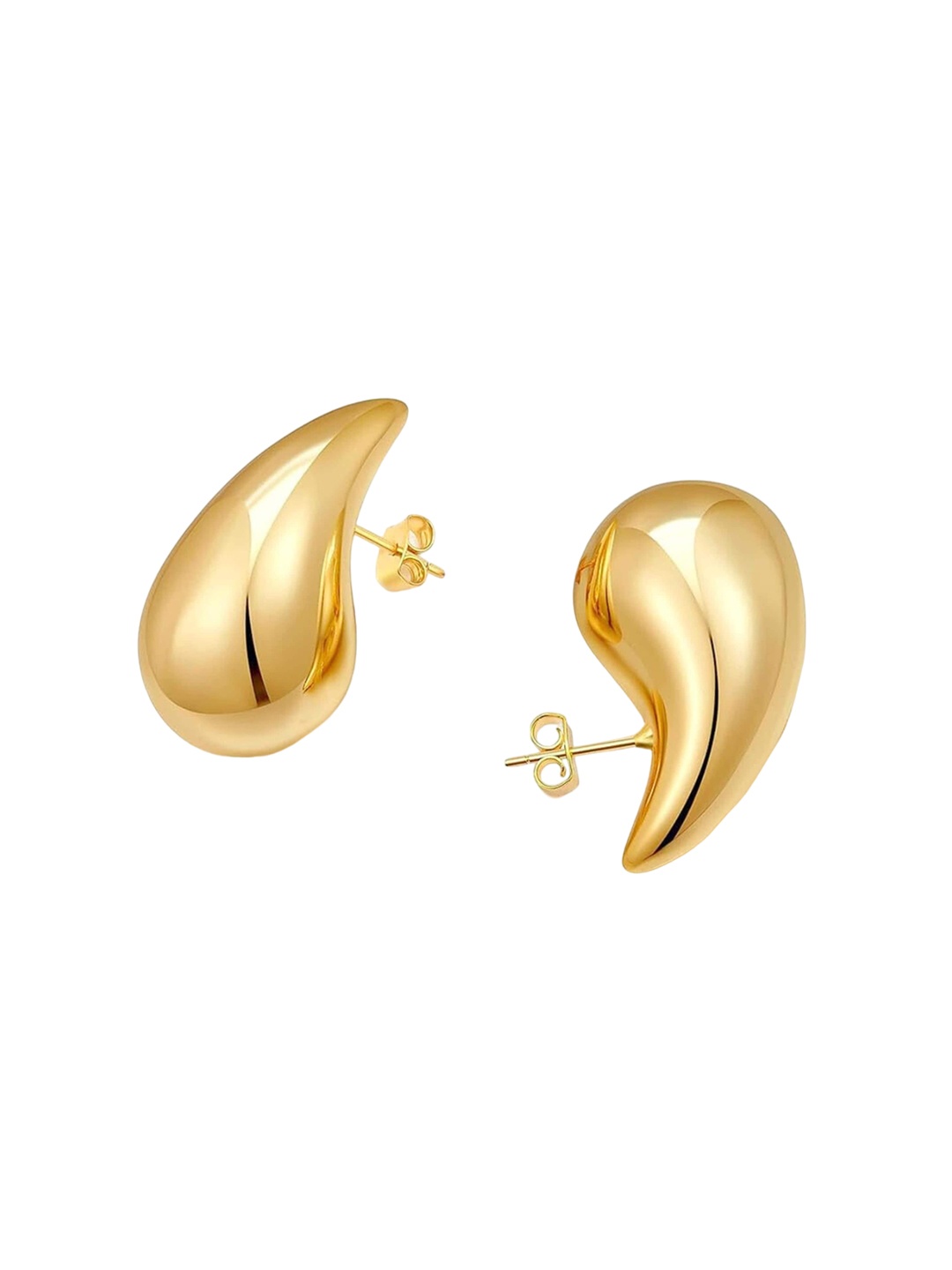 

Xivir Gold Plated Teardrop Shaped Studs
