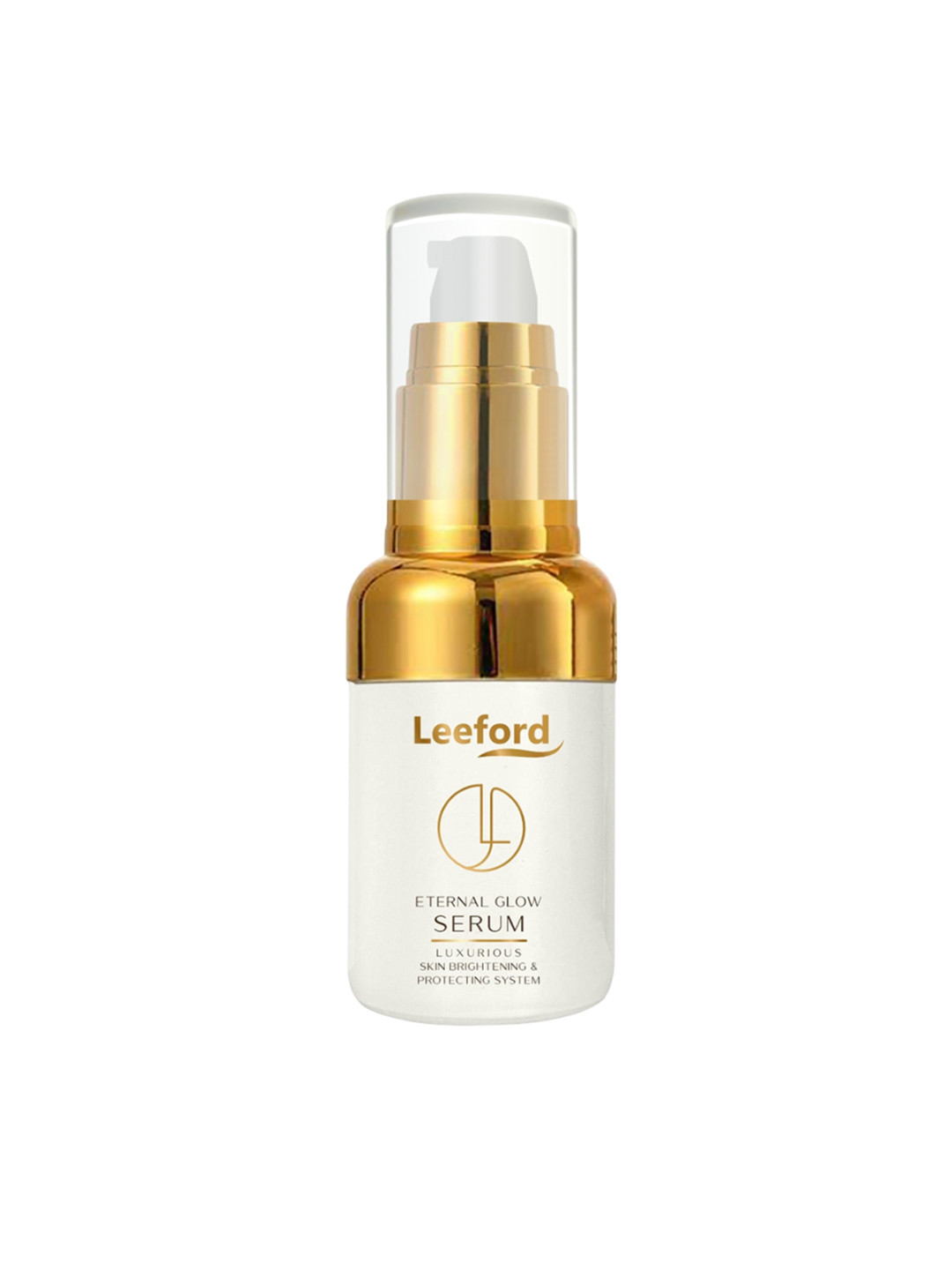 

Leeford Hyaluronic Acid Eternal Glow Serum Oligo Peptide-Rich Formula-30ml, White