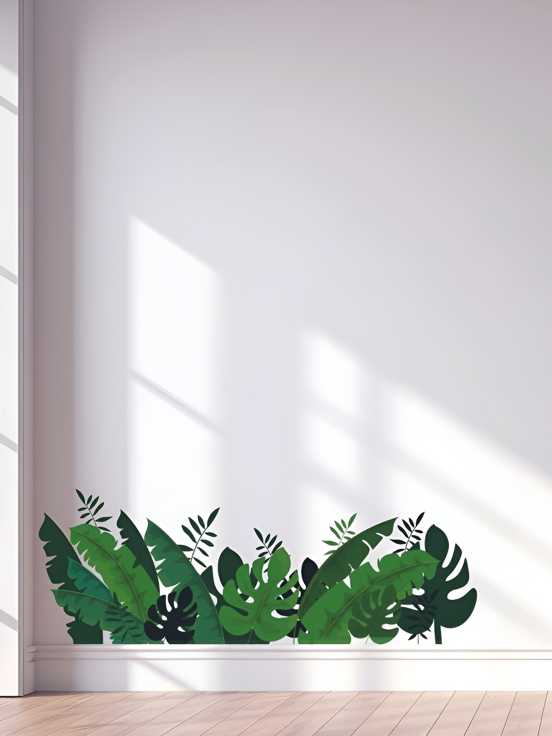 

CVANU Green Printed Self-Adhesive Wall Sticker