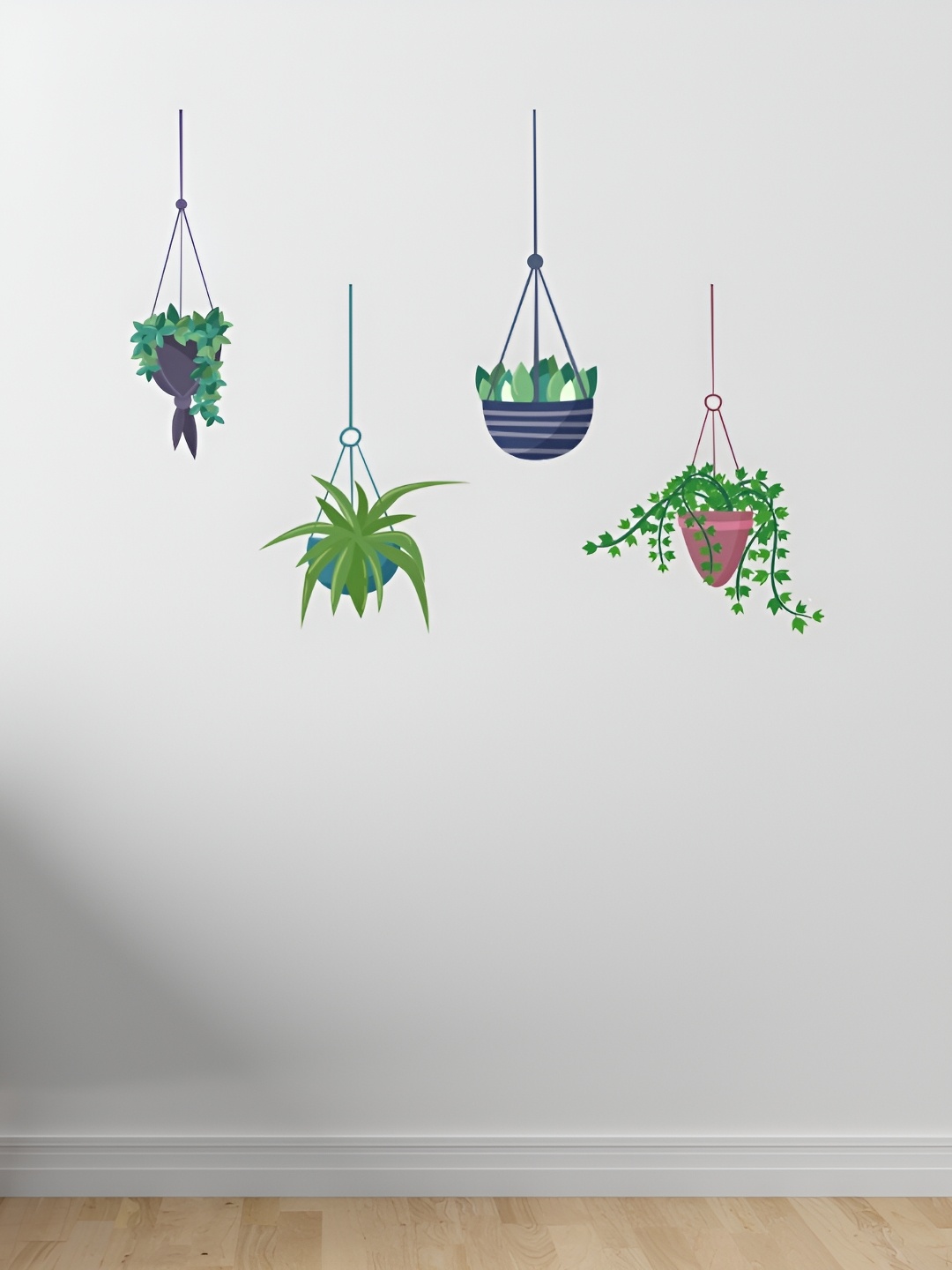 

CVANU Green Printed Self-Adhesive Wall Sicker