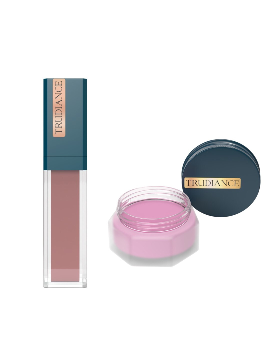 

TRUDIANCE Tint Salve for Lips & Cheeks - Bougainvillea & Matte Serum Lipstick - Pink Spice