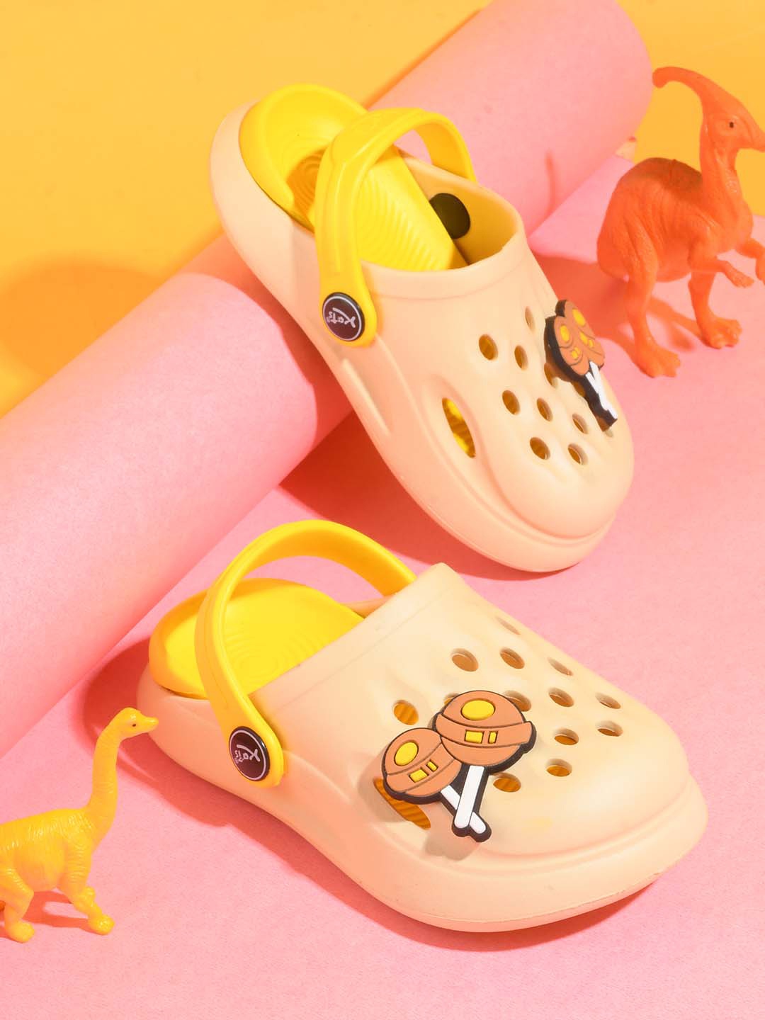 

KATS Kids Self Design Clogs, Beige