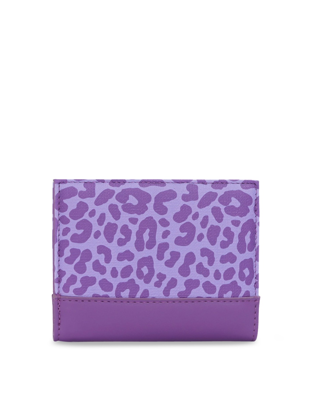 

United Colors of Benetton Animal Printed Two Fold Wallet, Violet