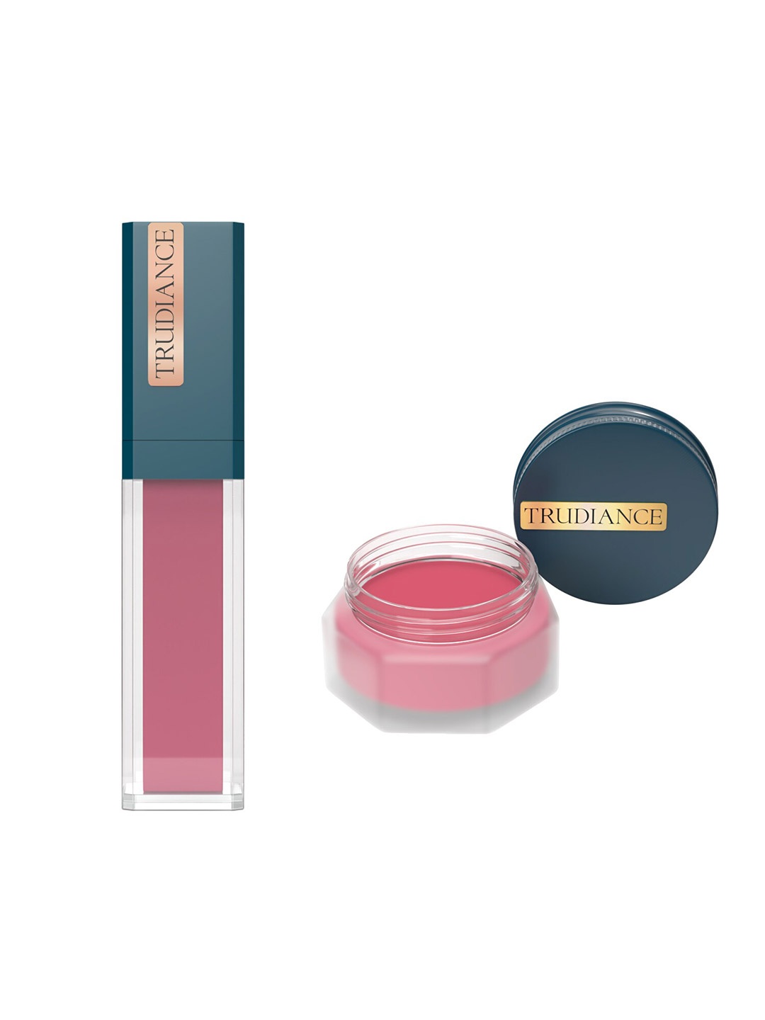 

TRUDIANCE Tint Salve for Lips & Cheeks - Ruby Red & Matte Serum Lipstick - Cornelia, Pink