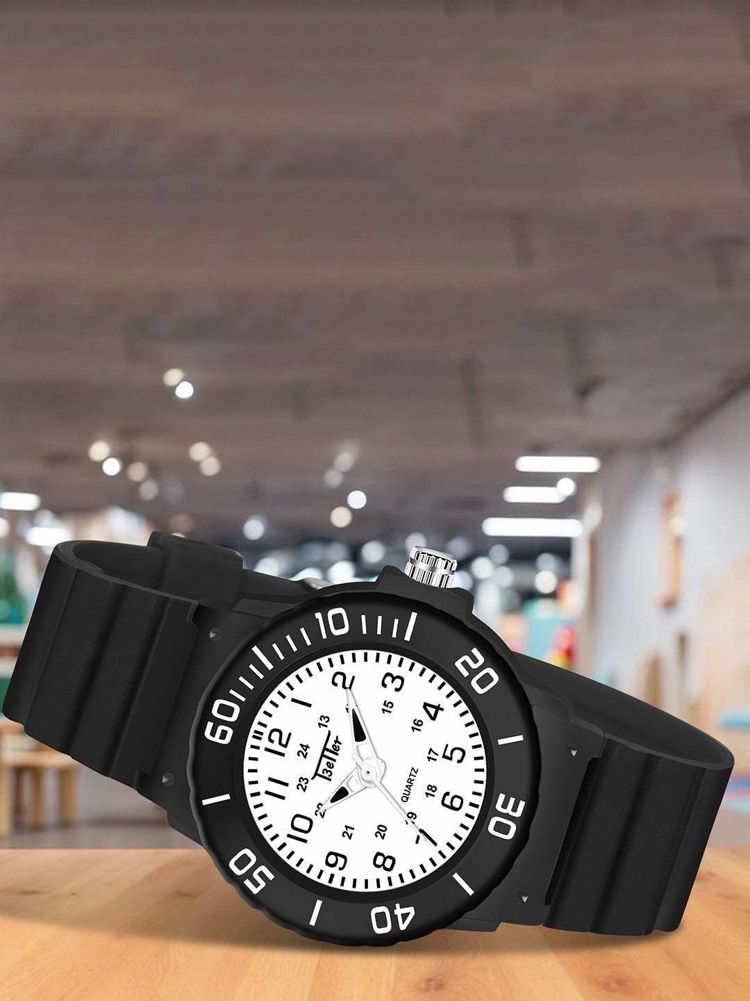 

YOUNG MISSION Kids Printed Dial & Straps Analogue Watches Better Watch1231 BK, Black
