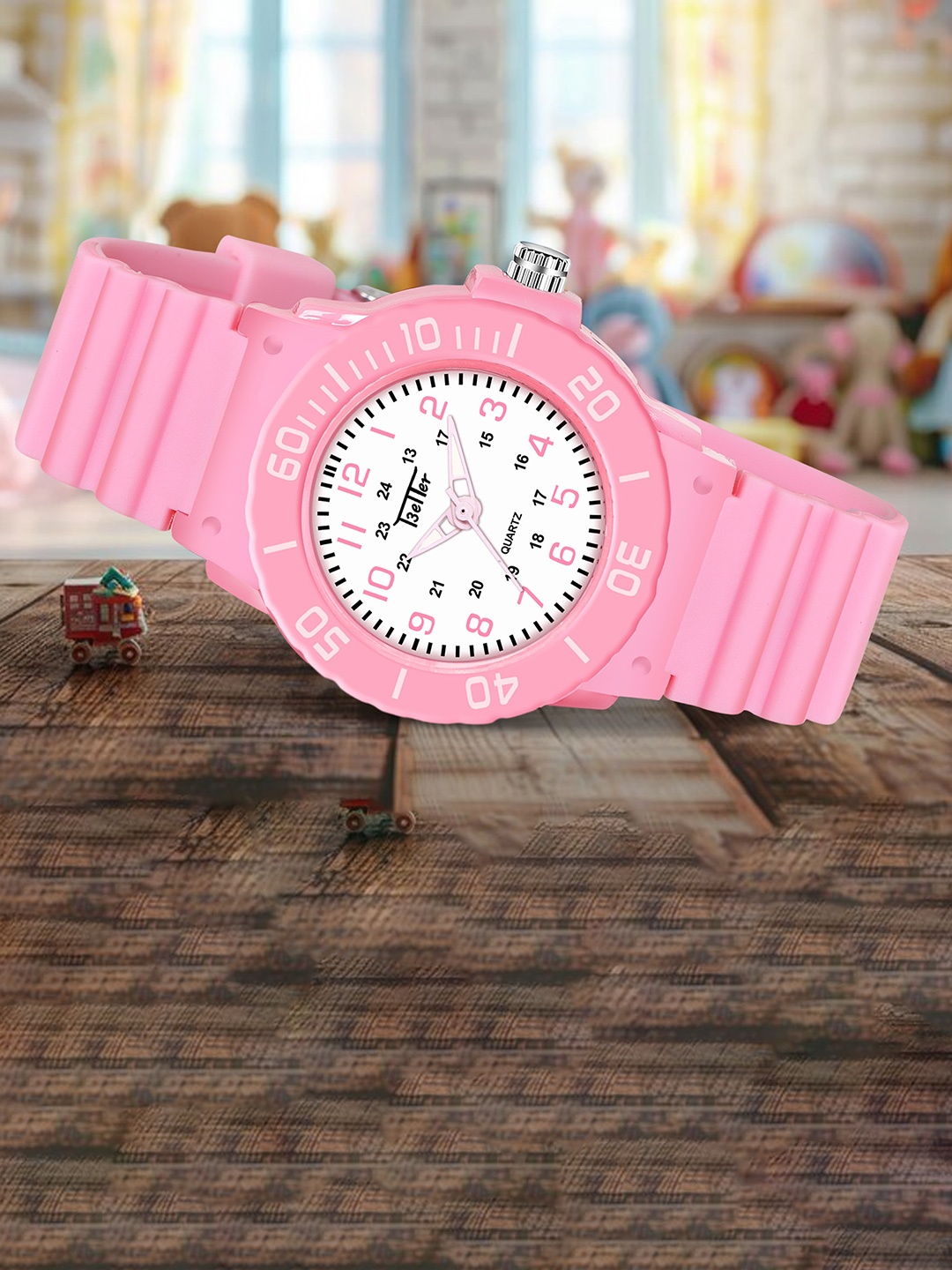 

YOUNG MISSION Girls Patterned Dial & Straps Analogue Watch-Watches Better 1231 PK, Multi