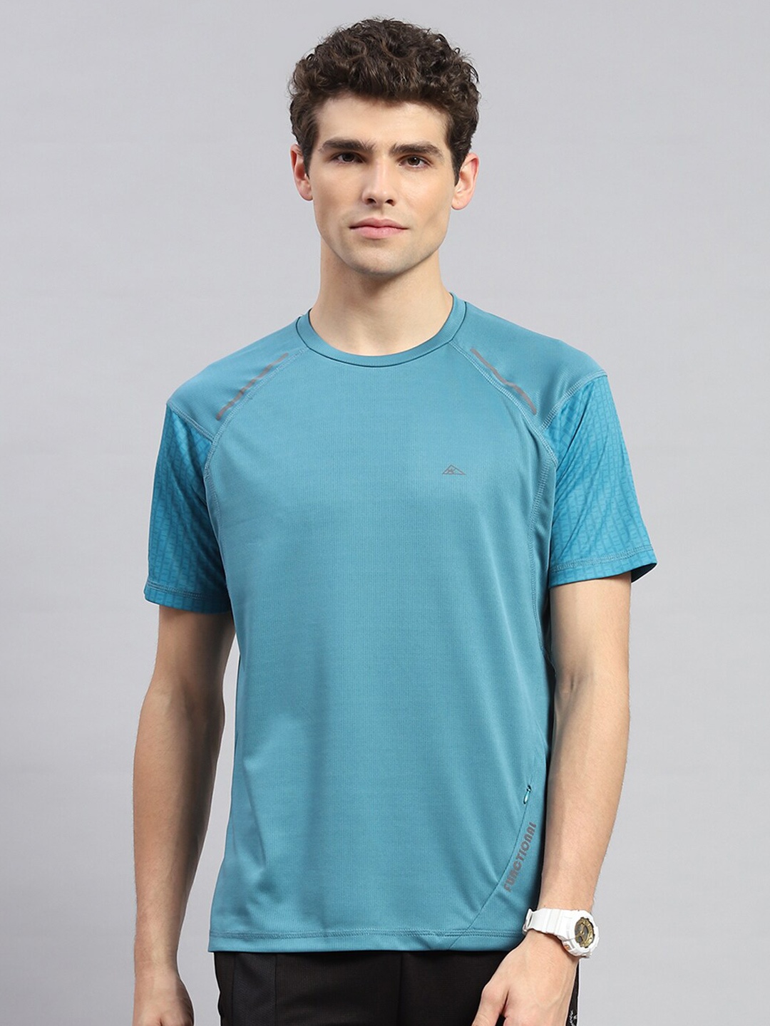 

Monte Carlo Round Neck Raglan Sleeves T-shirt, Teal