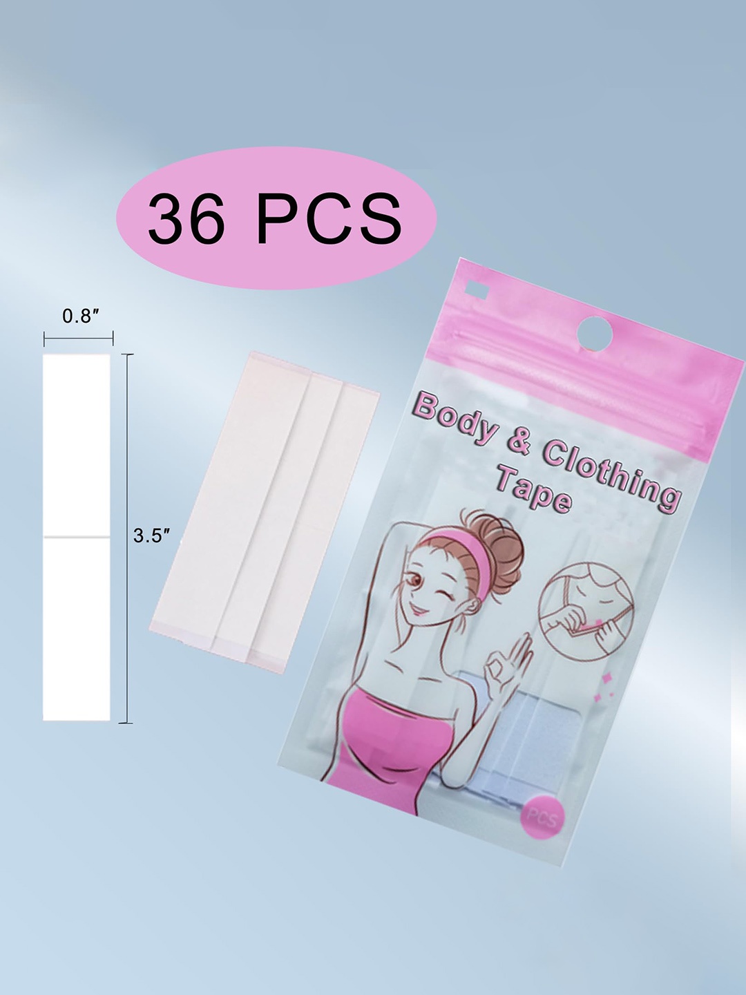 

Xivir Set of 10 All Day Comfort Stick-On Lingerie accessories, Off white