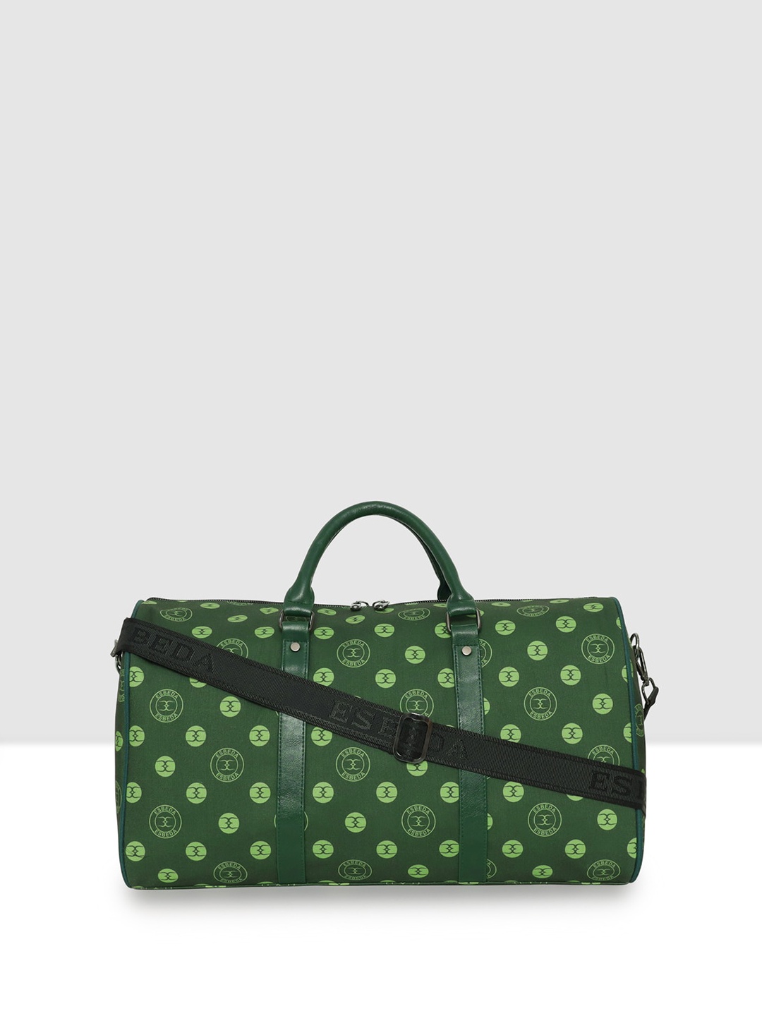 

ESBEDA Unisex Brand Logo Printed Large Duffel Bag, Green