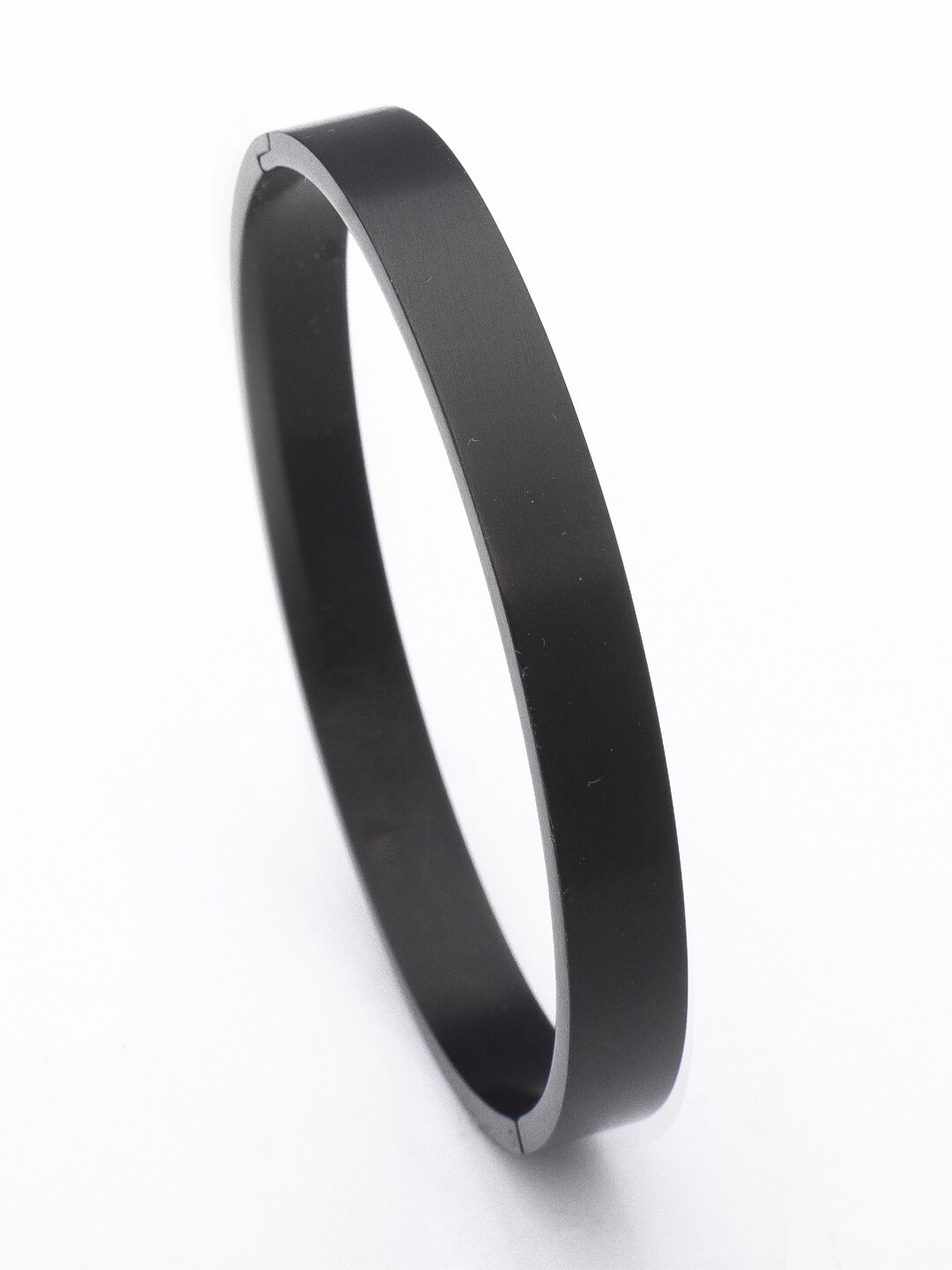 

SWASHAA Men Stainless Steel Kada Bracelet, Black
