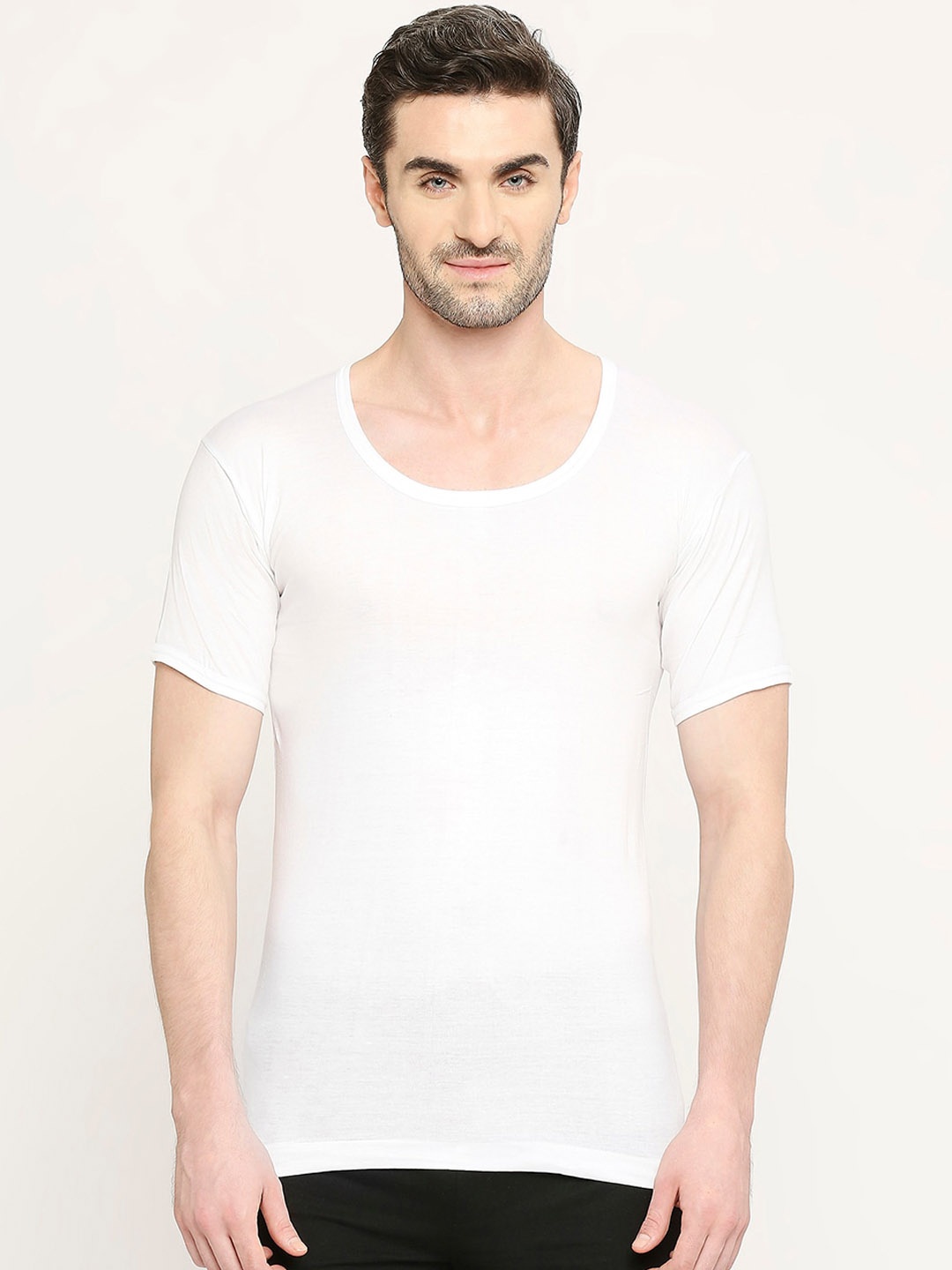 

VIP Pack of 6 Cotton Innerwear Vests, White