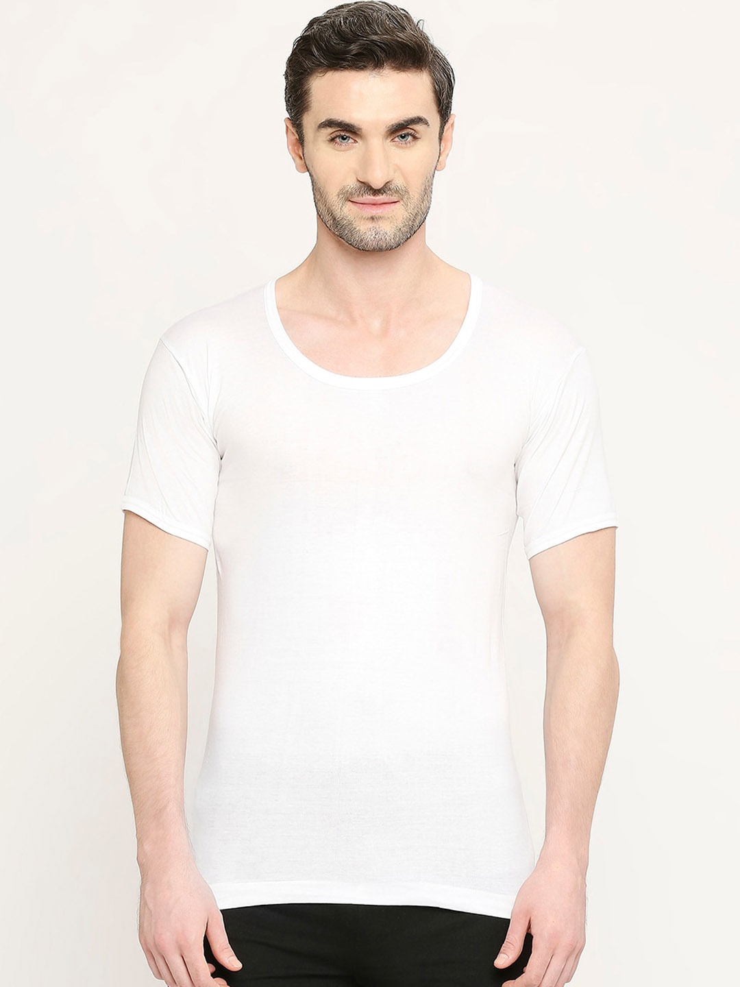 

VIP Pack Of 6 Pure Cotton Innerwear Vests, White