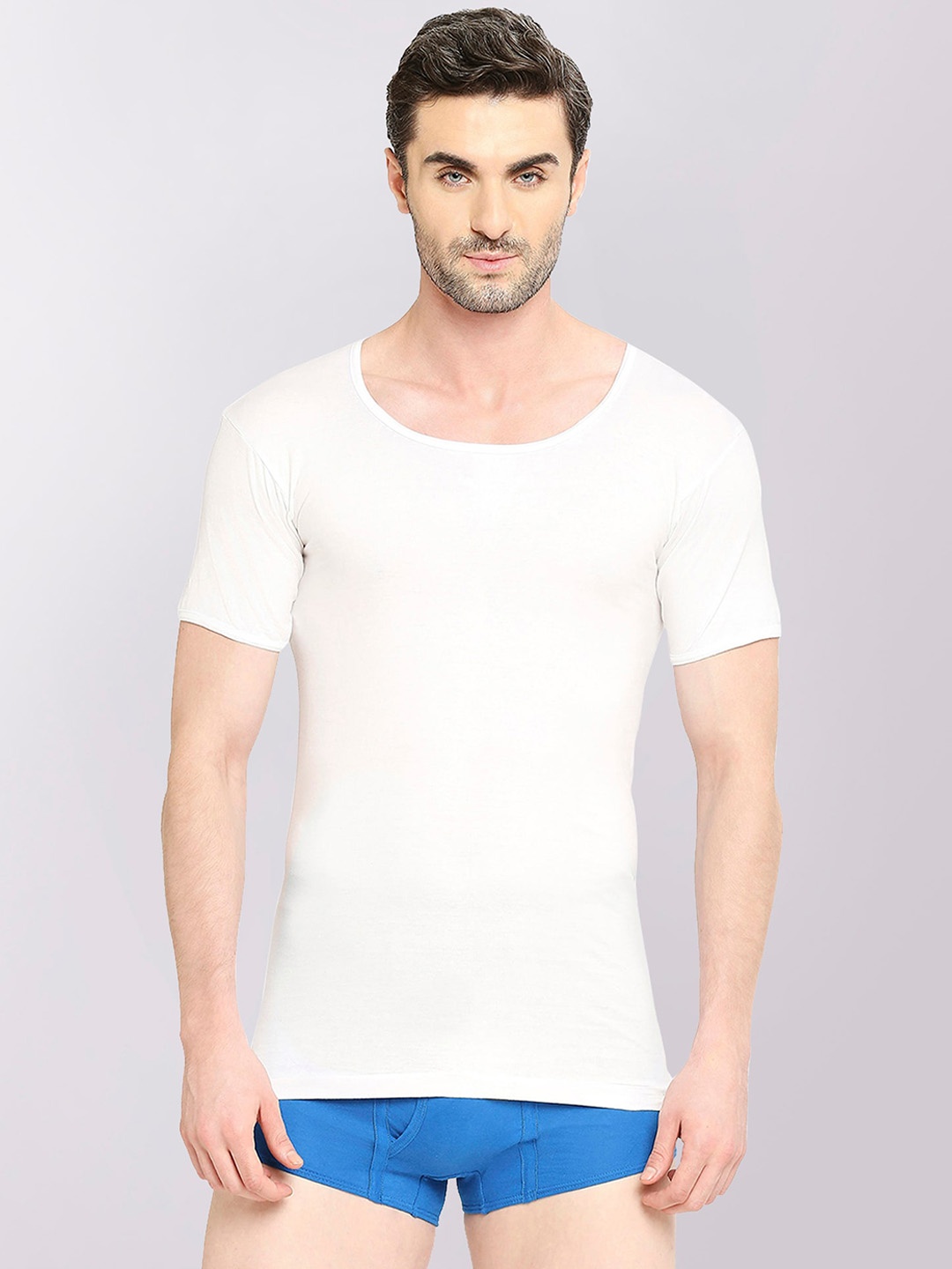 

VIP Pack Of 4 Pure Cotton Innerwear Vests, White
