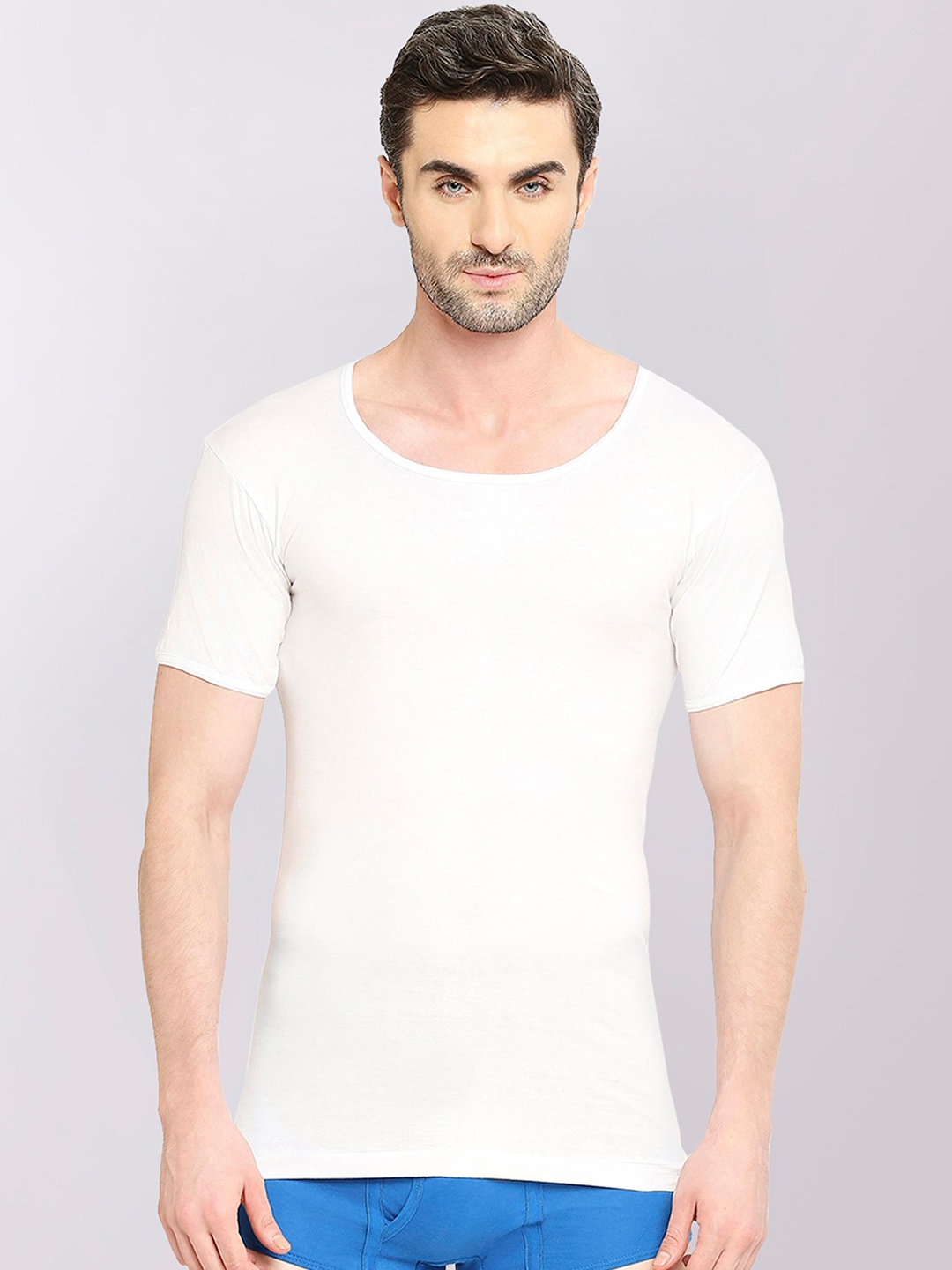 

VIP Pack Of 6 Pure Cotton Innerwear Vests, White