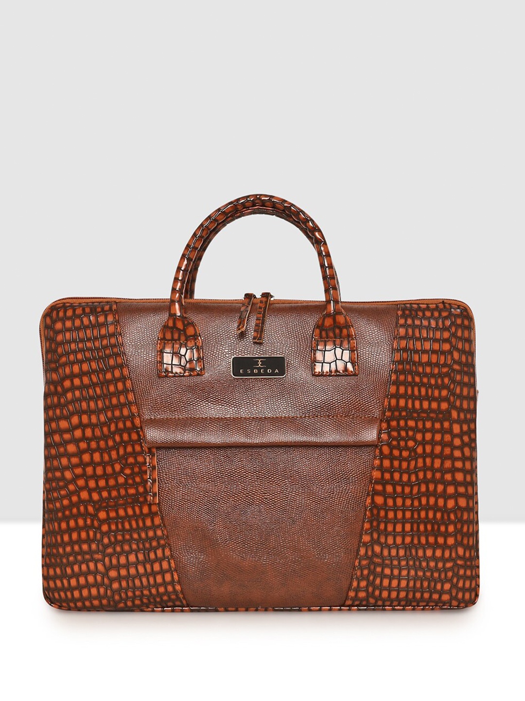 

ESBEDA Unisex Textured Laptop Sleeve, Tan