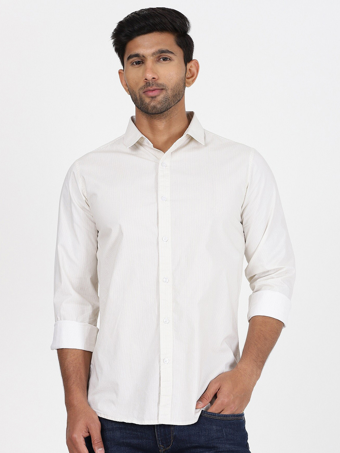 

Gavin Paris Cotton Semiformal Shirt, Yellow