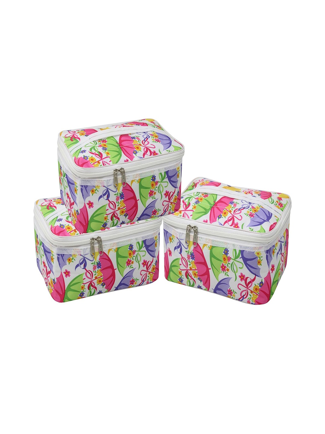 

atorakushon White 3 Pieces Reusable Jewellery Makeup Organisers