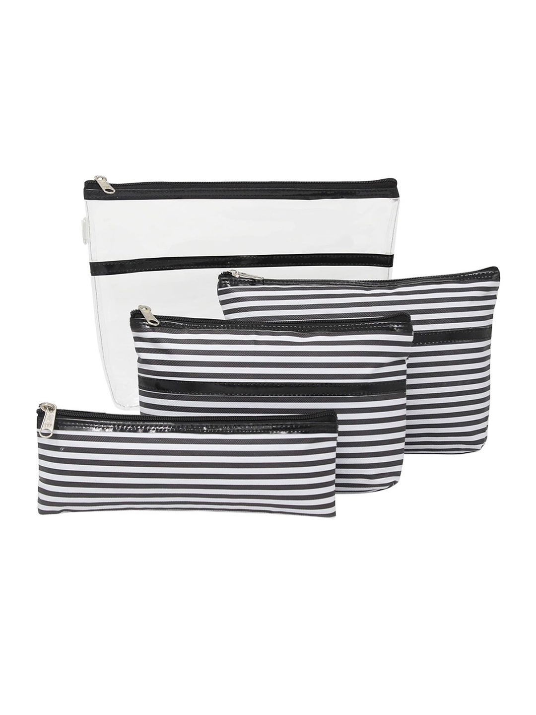 

atorakushon Black & White 4 Pieces Reusable Jewellery Makeup Organisers