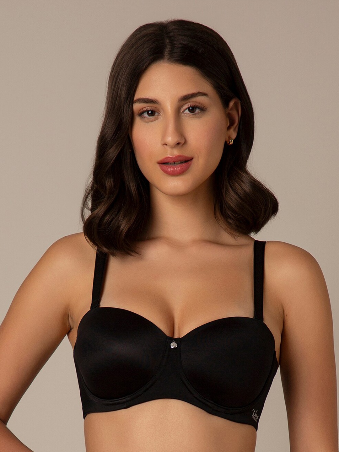 

Amante Full Coverage Underwired Lightly Padded Bra All Day Comfort, Black