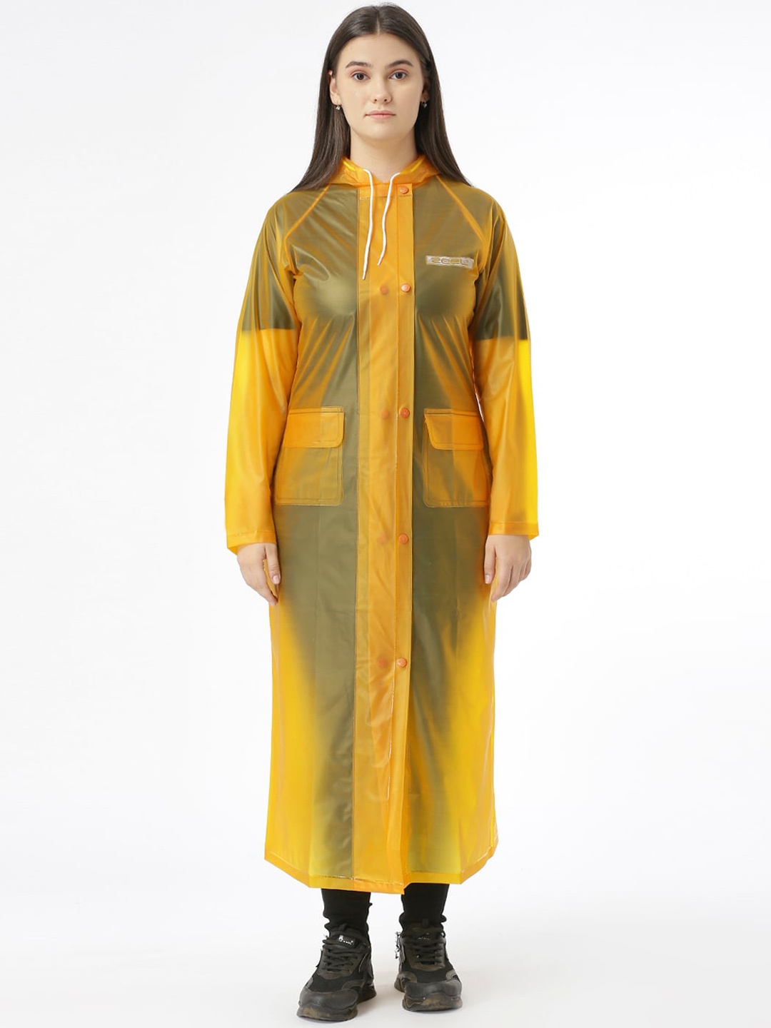 

Zeel Women Hooded Waterproof Rain Jacket, Yellow