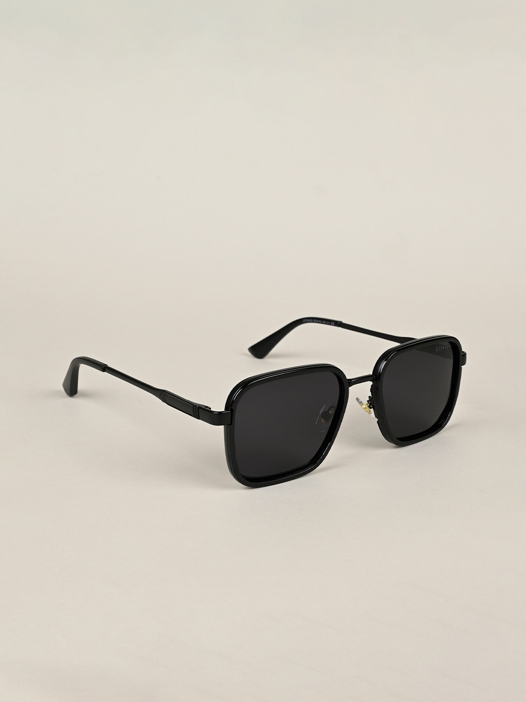 

IDOR Unisex Square Sunglasses with UV Protected Lens IDOR-58462, Black