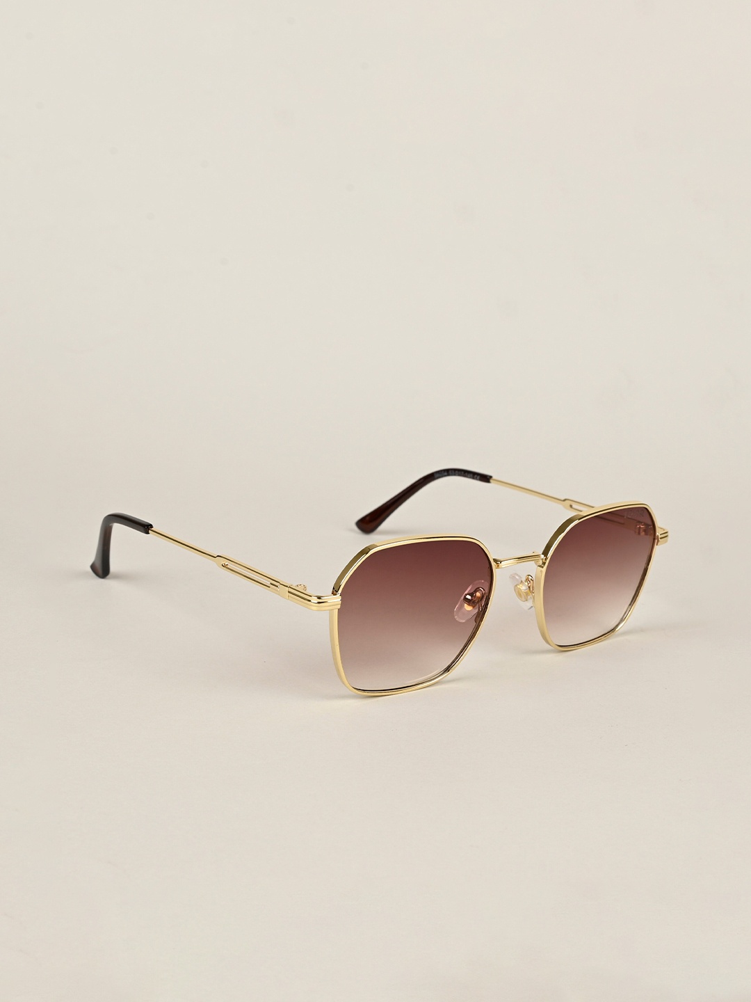 

IDOR Unisex Oval Sunglasses with UV Protected Lens IDOR-56054, Brown