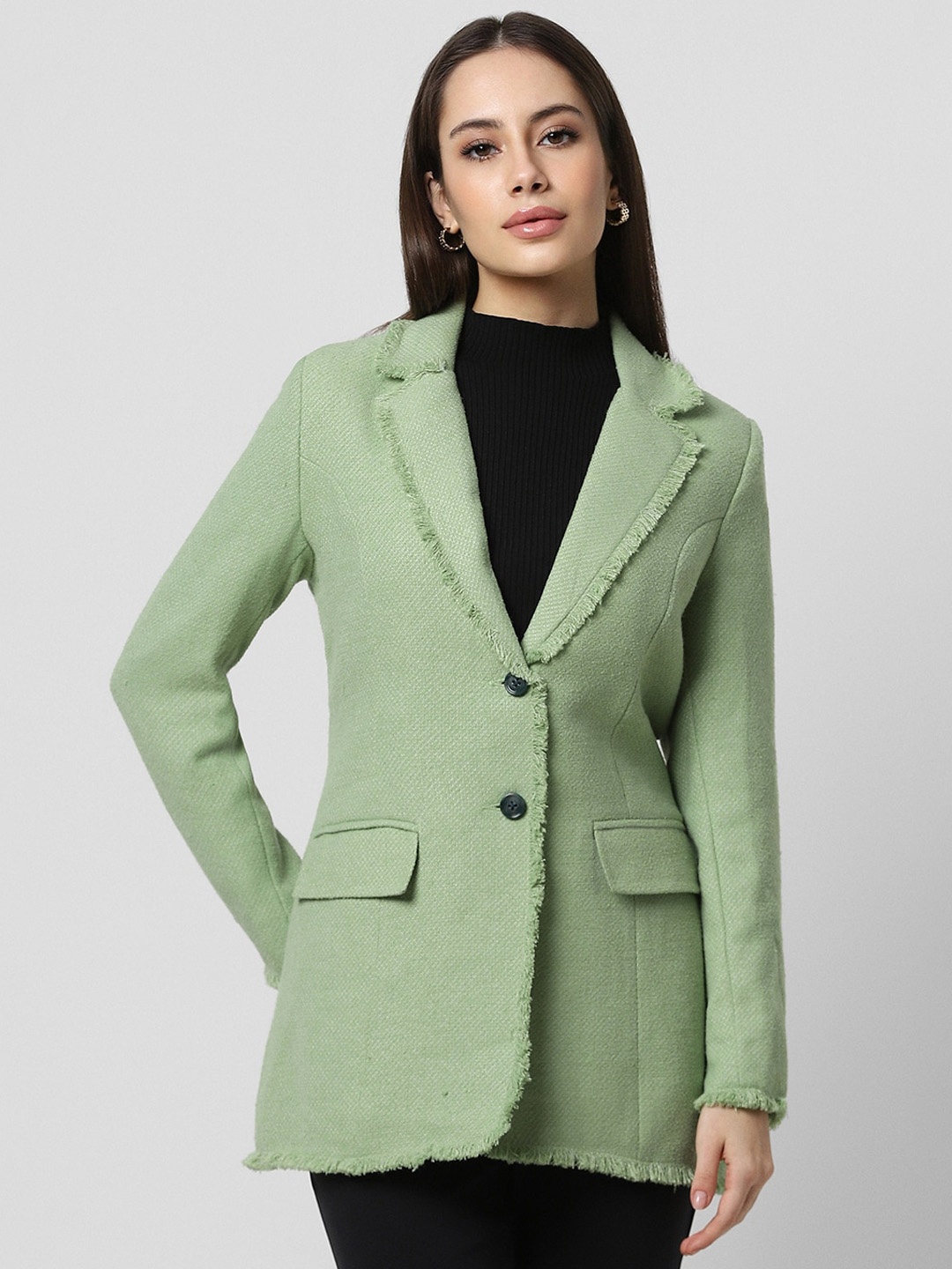 

Van Heusen Woman Longline Tailored Jacket, Green