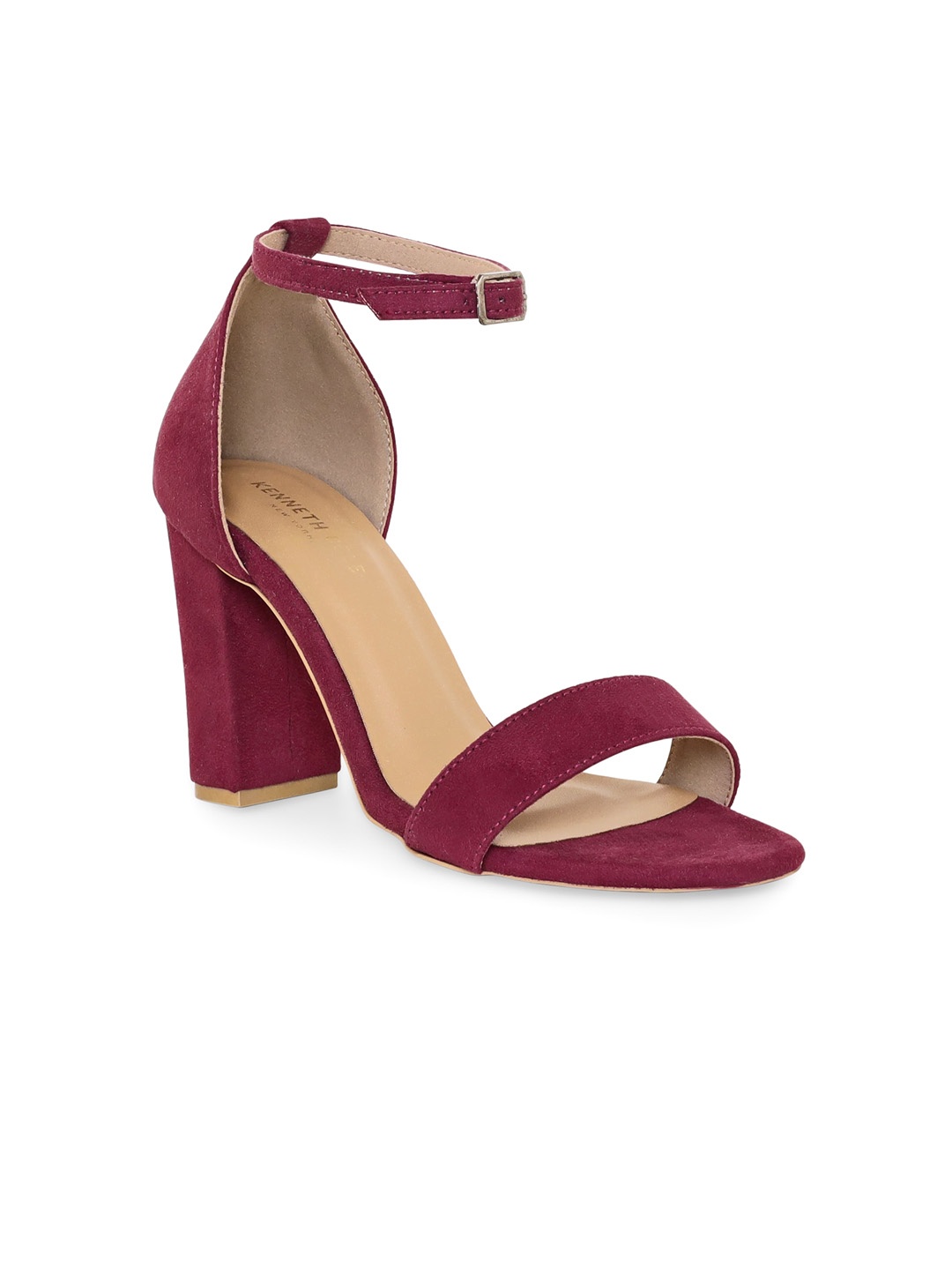 

Kenneth Cole Open Toe Block Heels, Maroon