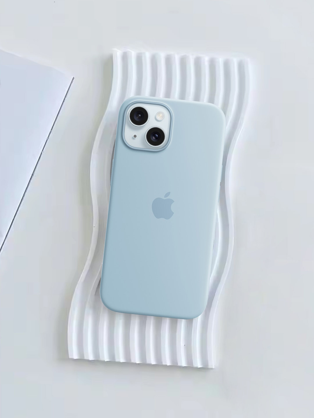 

TREEMODA Silicone iPhone 14 Mobile Back Case, Blue
