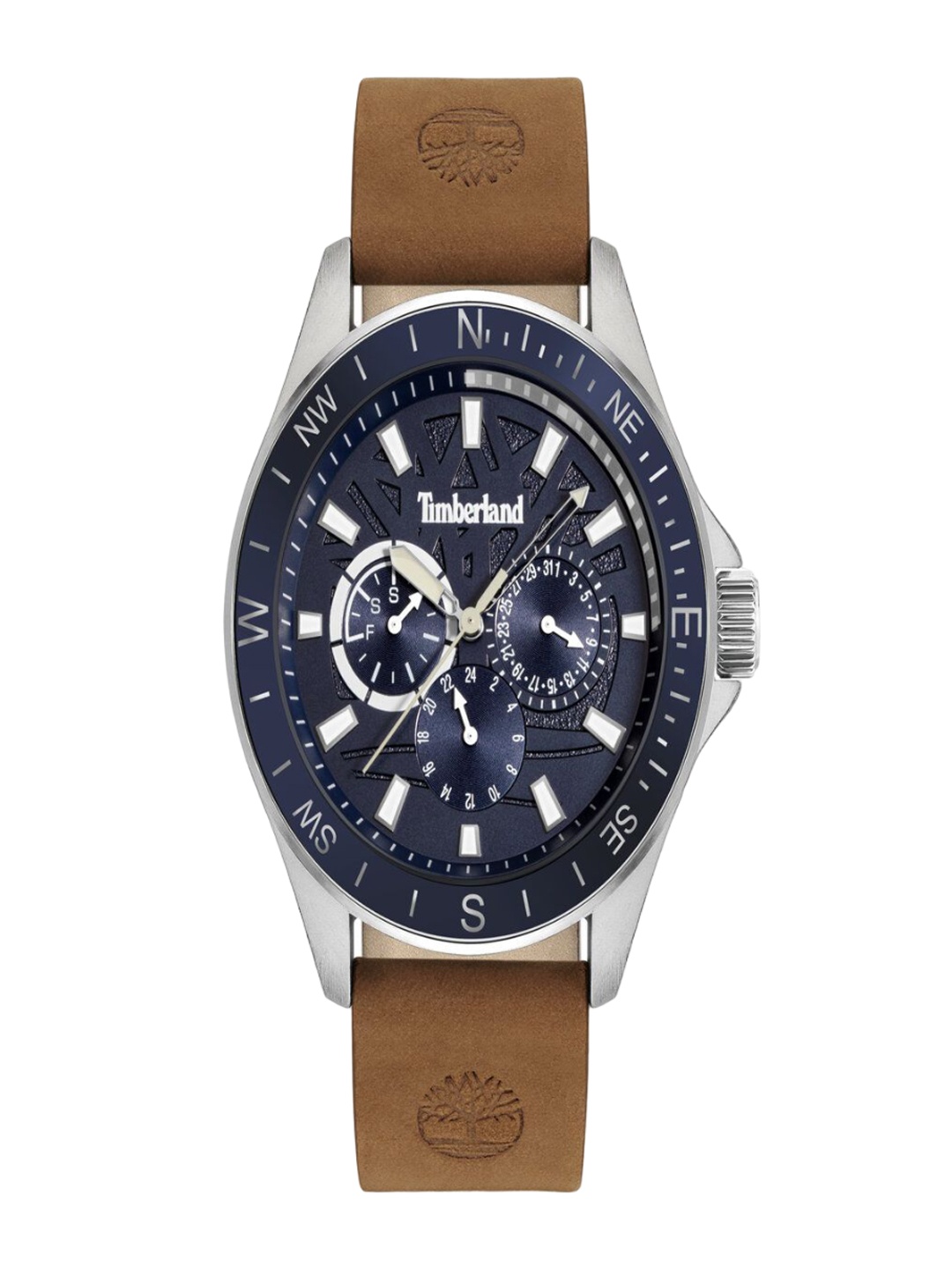 

Timberland Epsom-Z Men Leather Analogue Watch TDWGF9001502, Brown