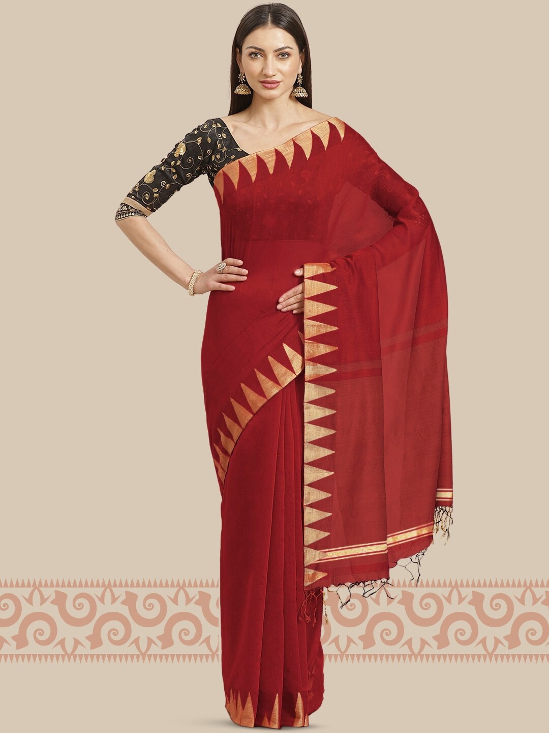 

Chhabra 555 Women Sarees, Maroon