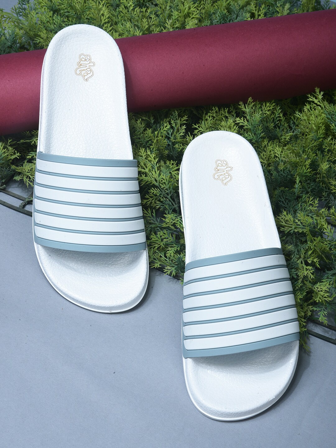 

Liberty Women Striped Sliders, White