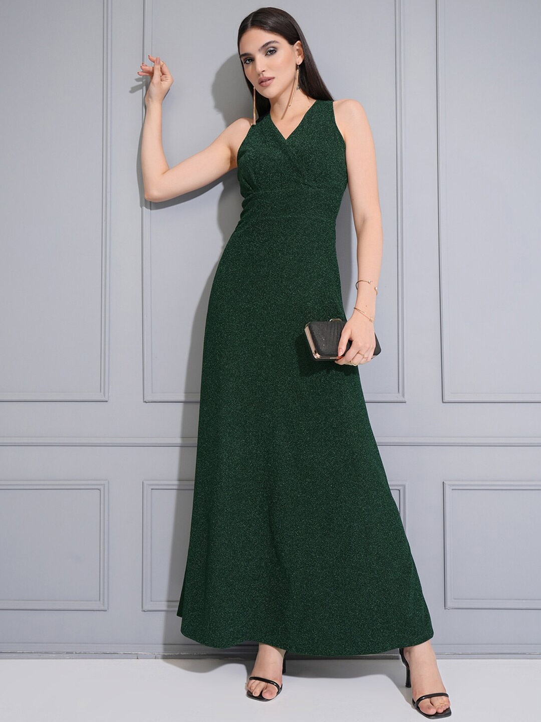 

Tokyo Talkies Embellished Maxi Dress, Green