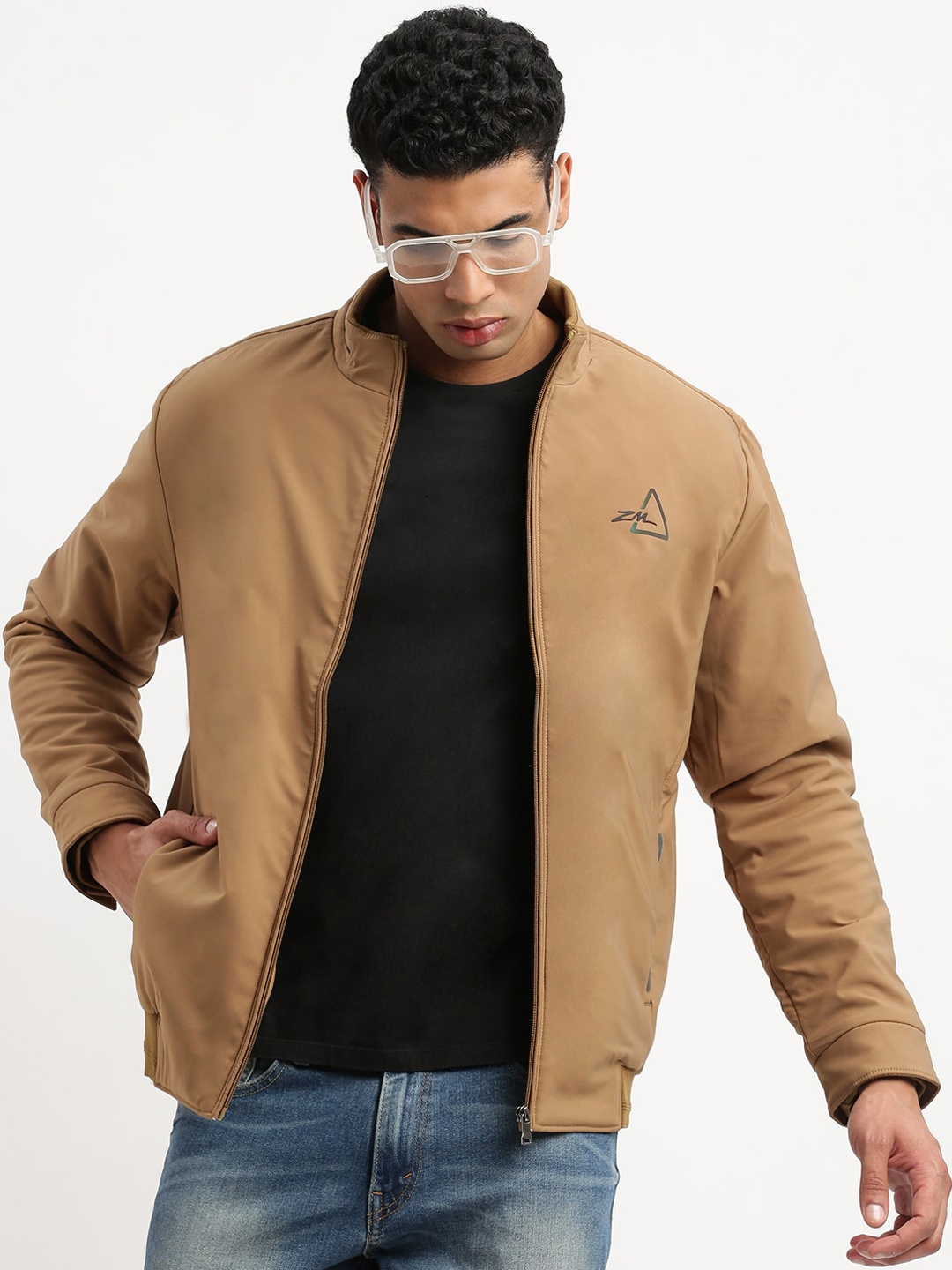 

SHOWOFF Windcheater Bomber Jacket, Khaki