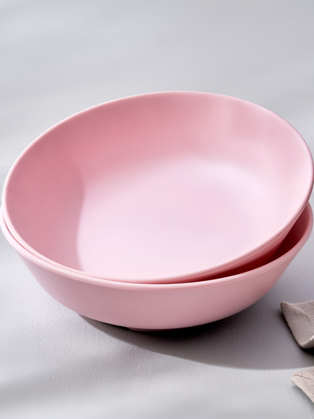 

Home Centre Spinel Pink 2 Pieces Melamine Serving Bowls 750 ml