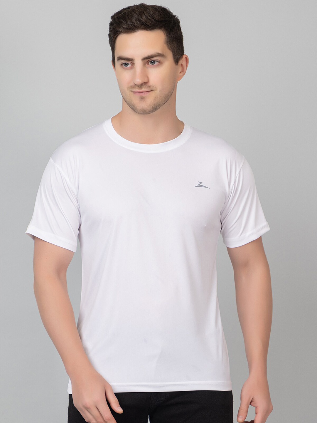 

ZEFFIT Round Neck Short Sleeves T-shirt, White