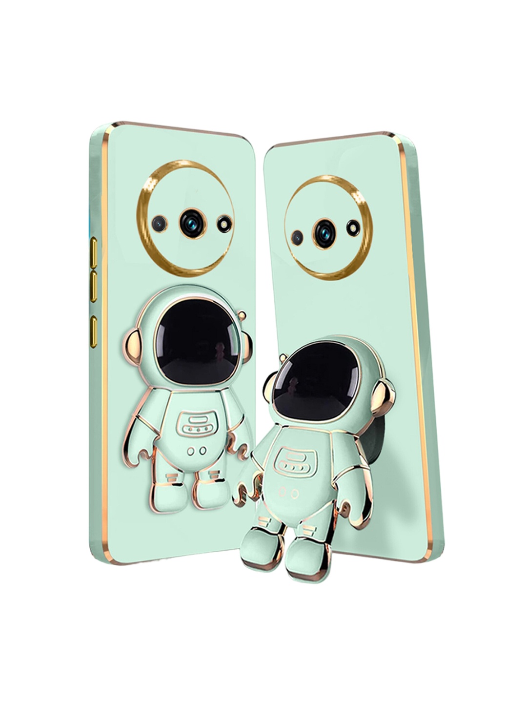 

Karwan 3D Astronaut Redmi A3 Back Case, Green