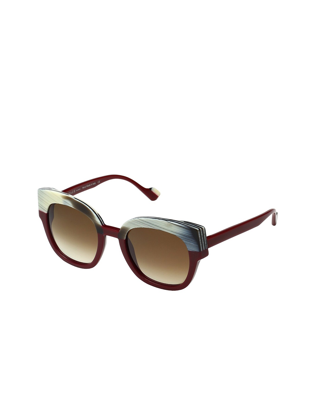 

FACE A FACE Women Square Sunglasses with UV Protected Lens FACE A FACE EAMES 1 1217 S, Brown