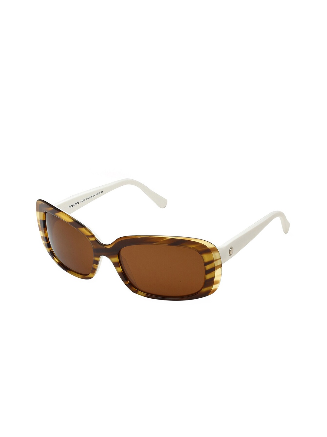 

FACE A FACE Women Rectangle Sunglasses with UV Protected Lens FACE A FACE MONOI 5 803 S, Brown