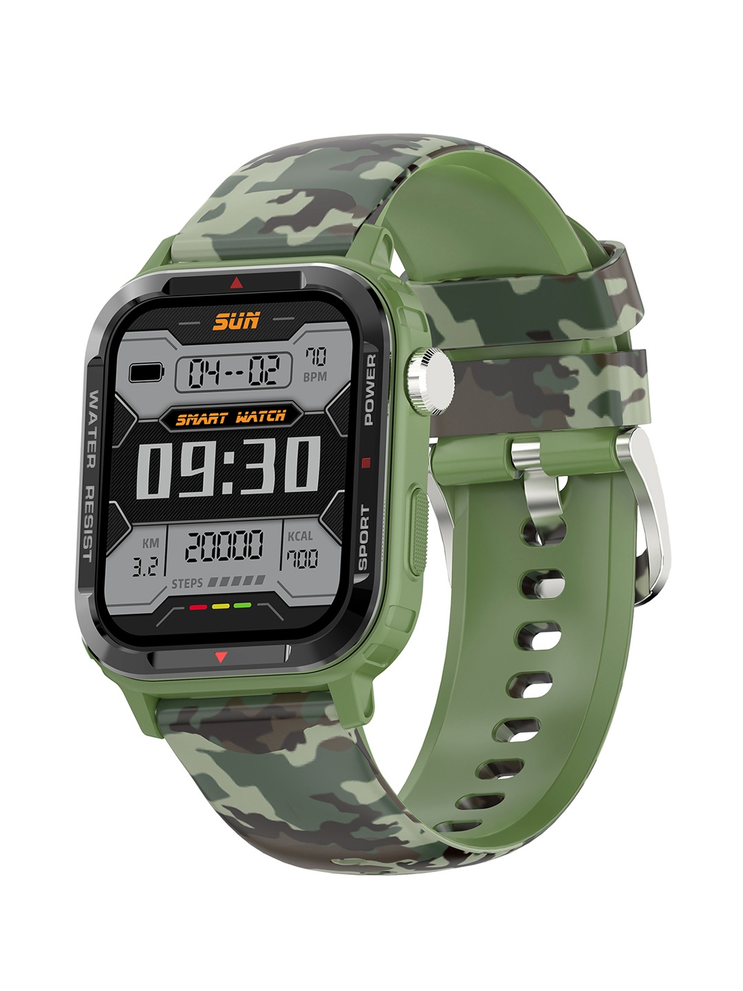 

Fire-Boltt Unisex Bluetooth Calling Smart Watch 70BSWAAY, Black