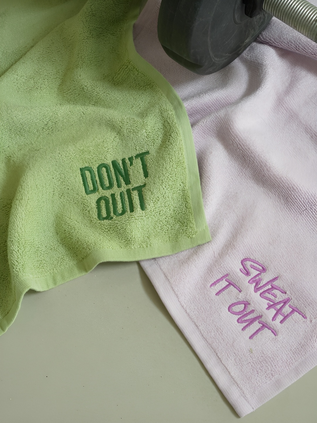 

Doctor Towels 2 Pieces Green & Pink Ultra Soft & Super Absorbent Cotton Face Towels