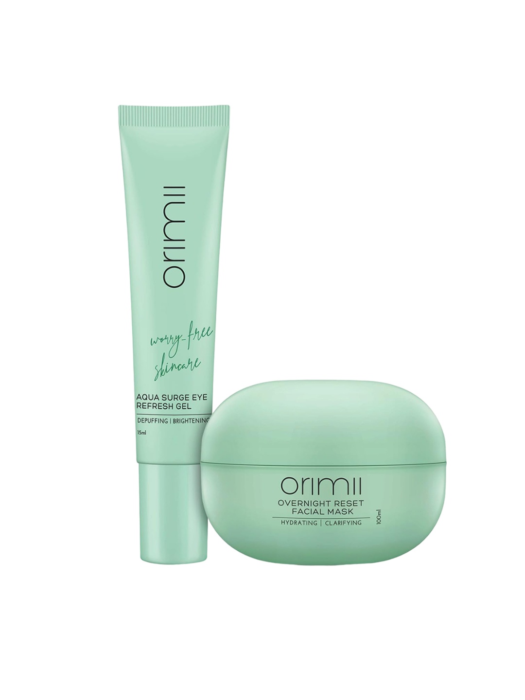 

Orimii Overnight Care Regime With Firming Eye Cream & Sleeping Face Mask -15ml + 100ml, Na