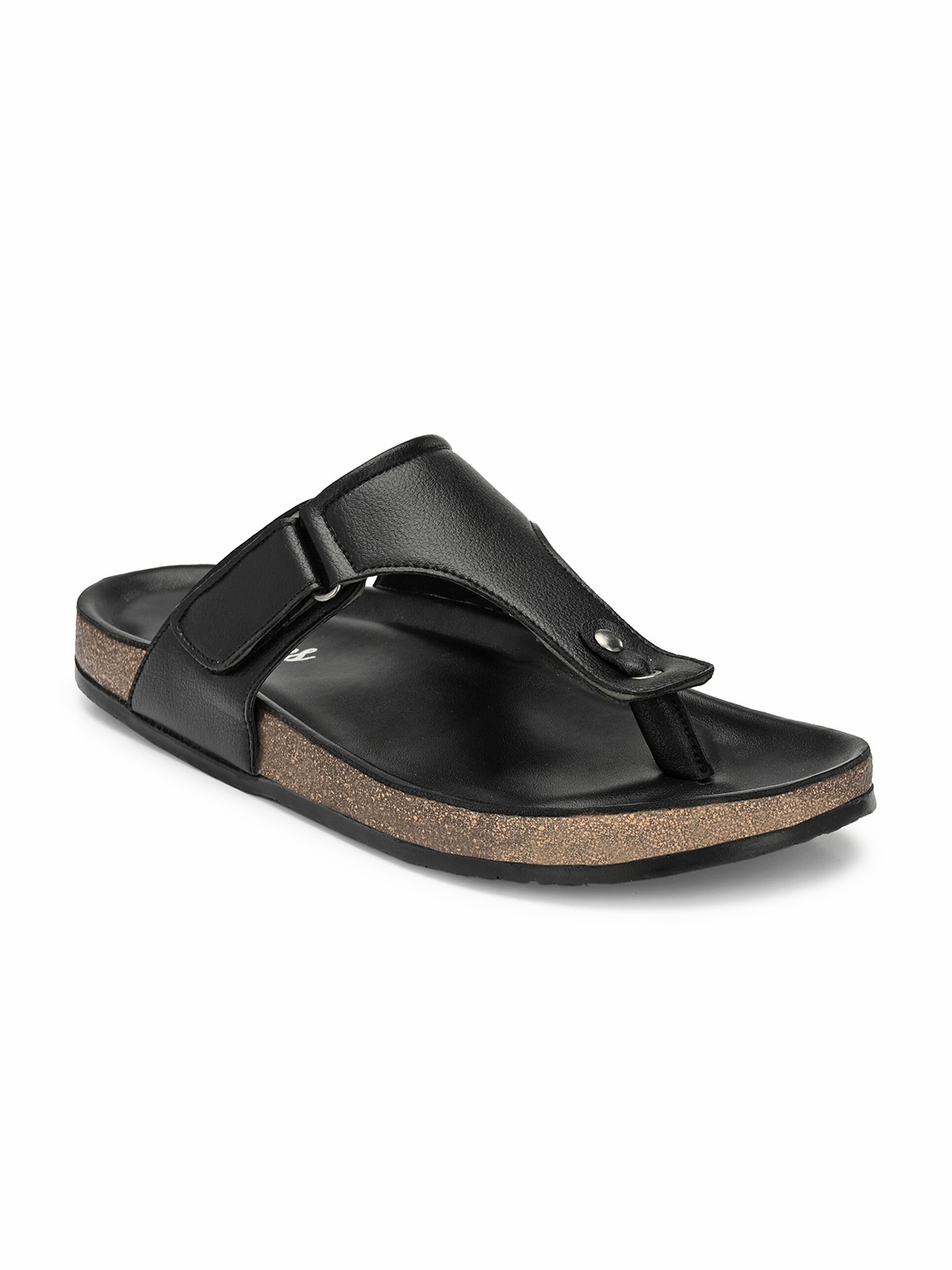 

SHENCES Men Comfort Sandals, Black