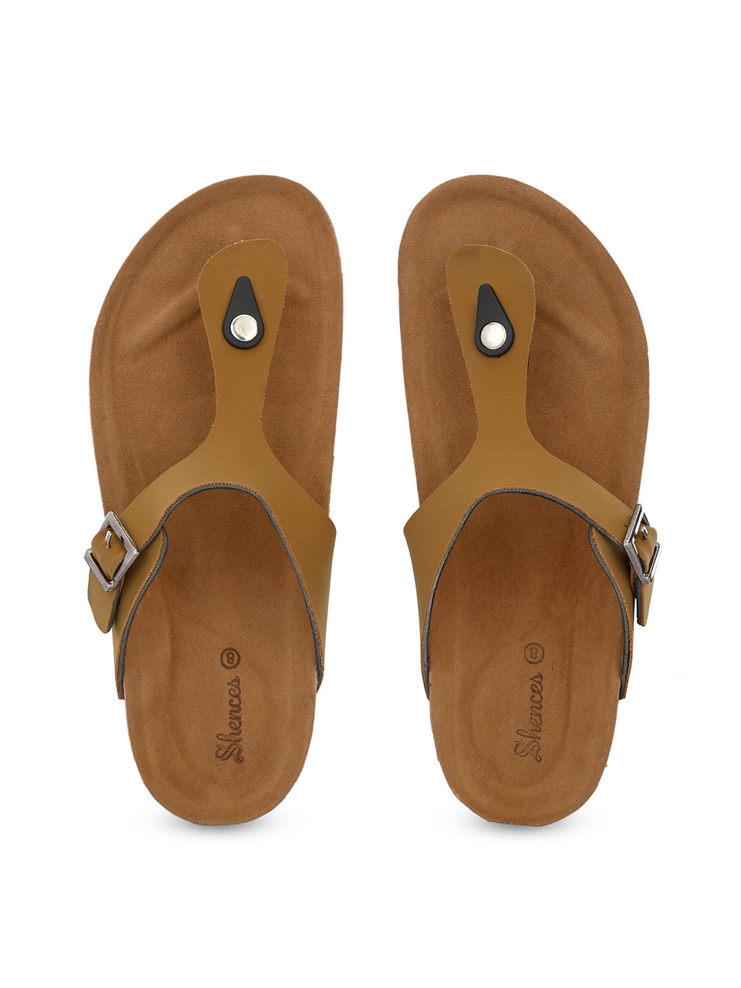 

SHENCES Men Comfort Sandals, Tan