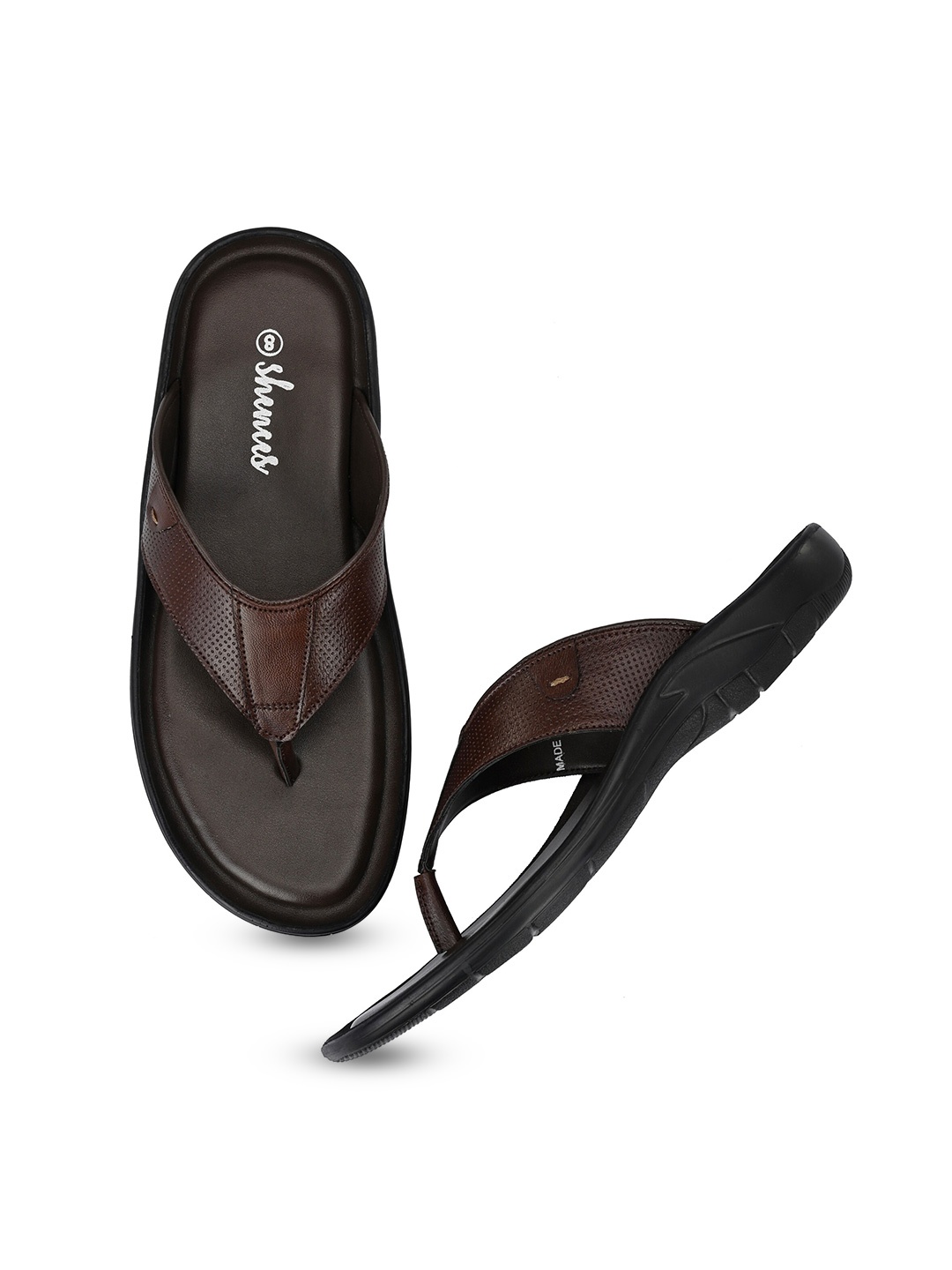 

SHENCES Men Comfort Sandals, Brown