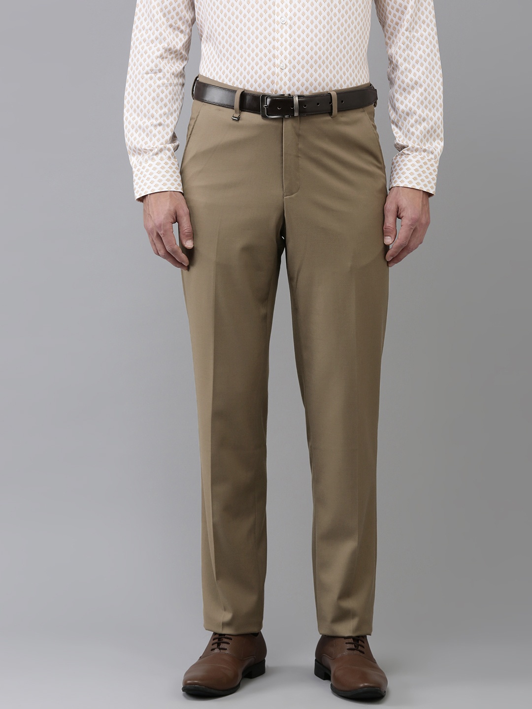 

Van Heusen Men Formal Trousers, Beige