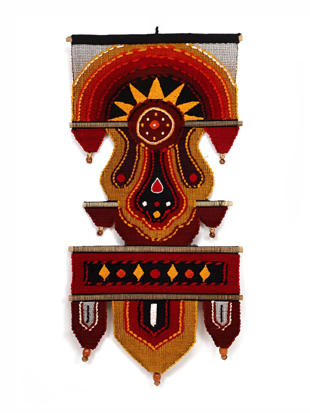 

PURINA'S Red & Brown Cotton Wall Hanging Tapestry