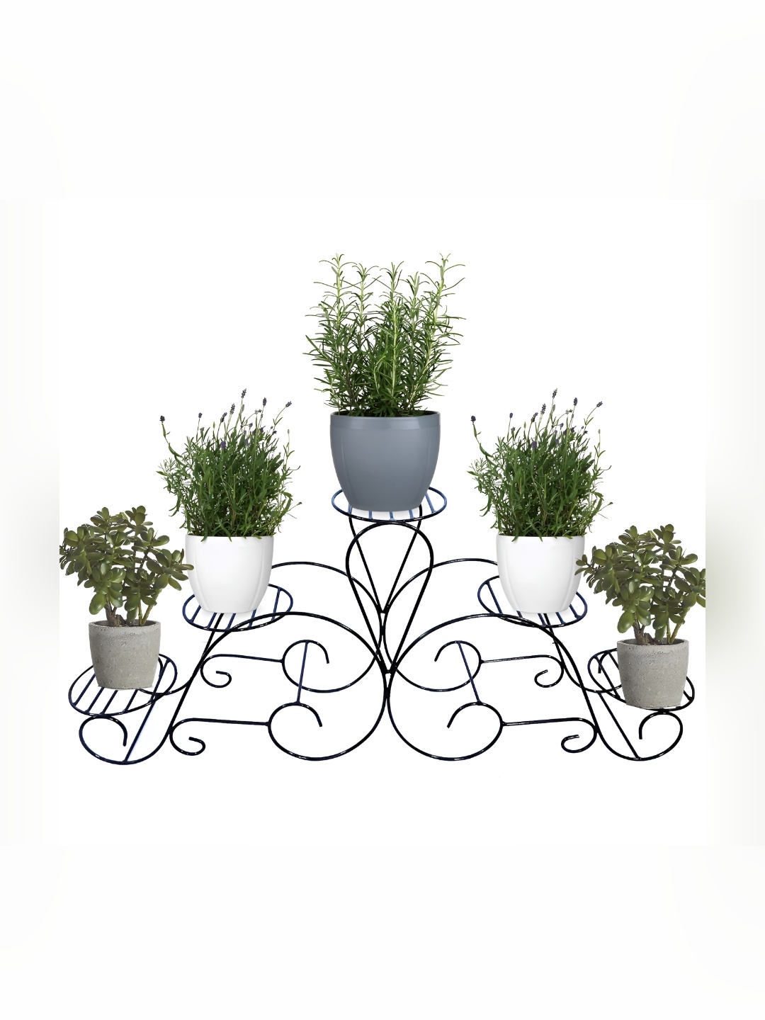 

ascent homes Black Rust-Proof Metal Planters