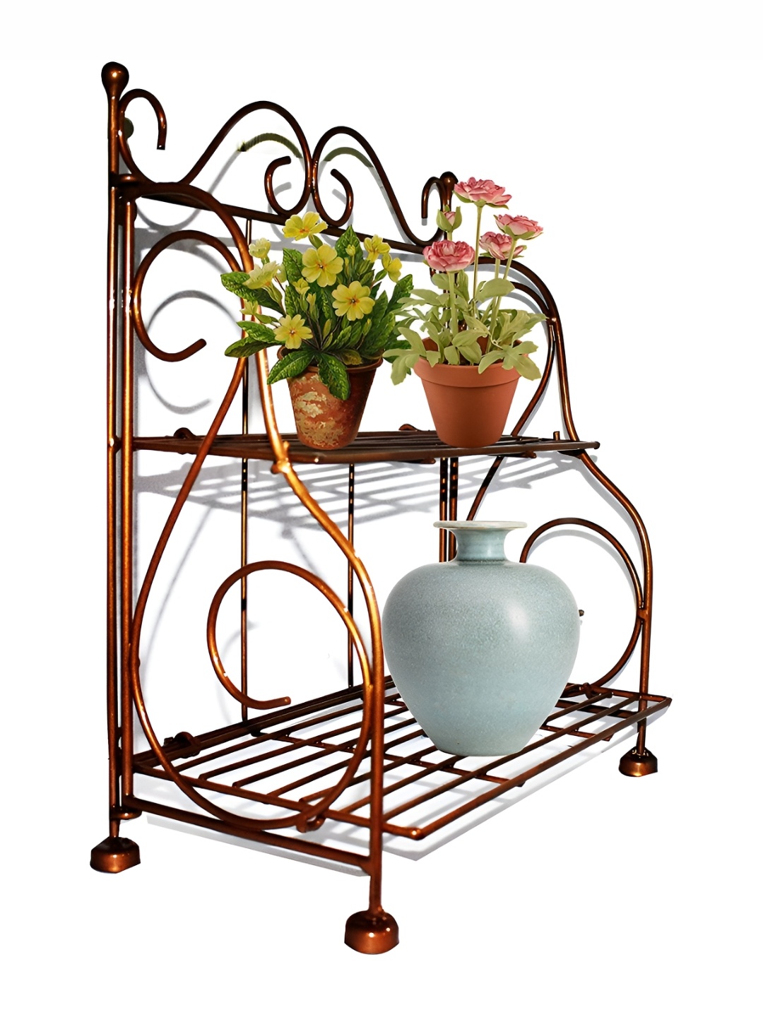 

ascent homes Gold Toned Foldable Metal Planter