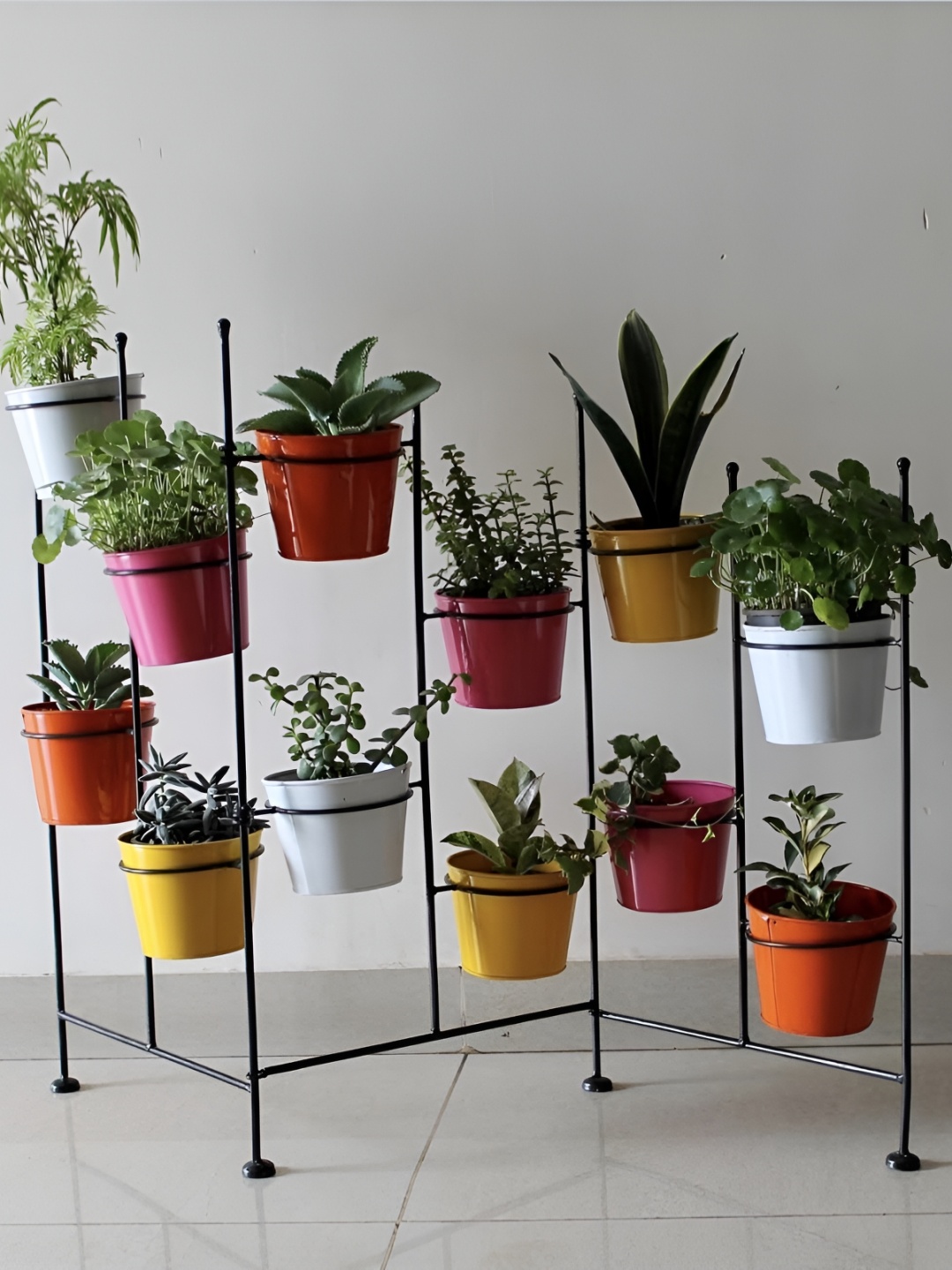 

ascent homes Black Metal Rust-Proof Planter